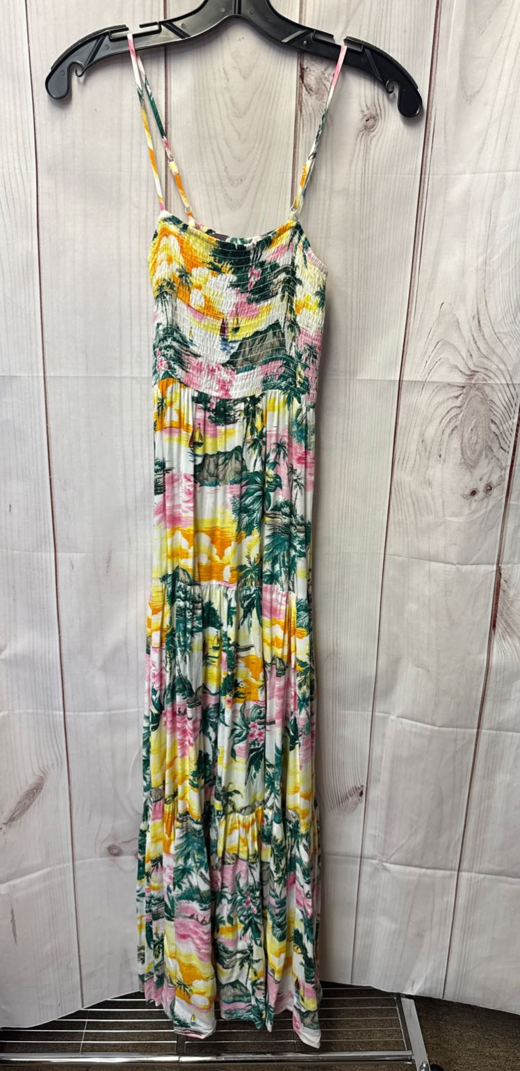 BB Dakota Women's Size XS Yellow Floral Dress
