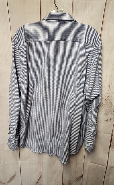 Report Collection Men's Size XL Blue Shirt