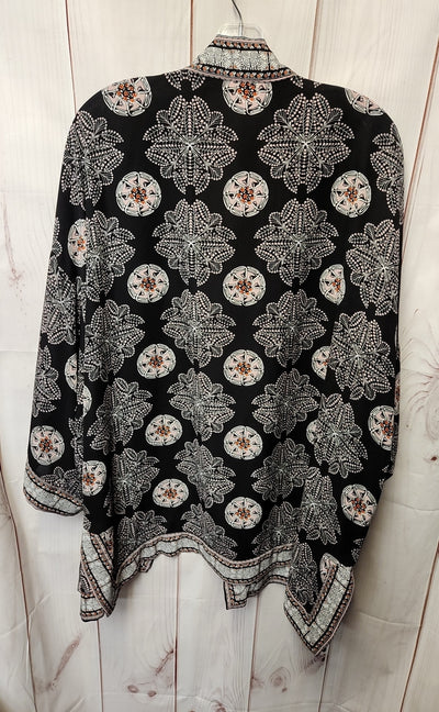 Max Studio Women's Size 1X Black Cardigan