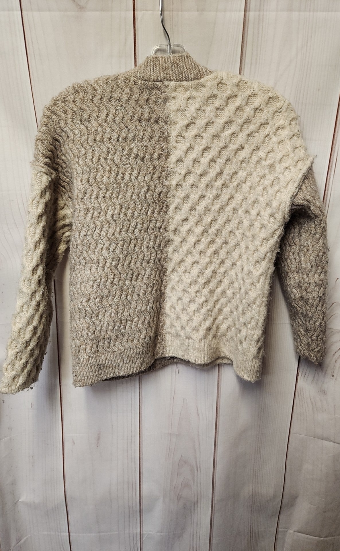 Zara Girl's Size 6/7 Beige Sweater