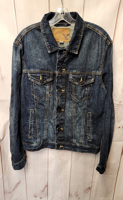American Eagle Men's Size L Blue Shirt