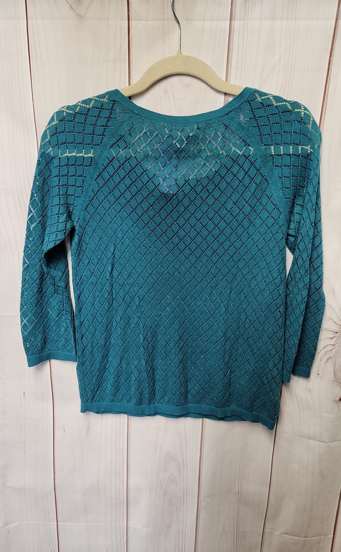 Loft Women's Size XS Petite Teal 3/4 Sleeve Top