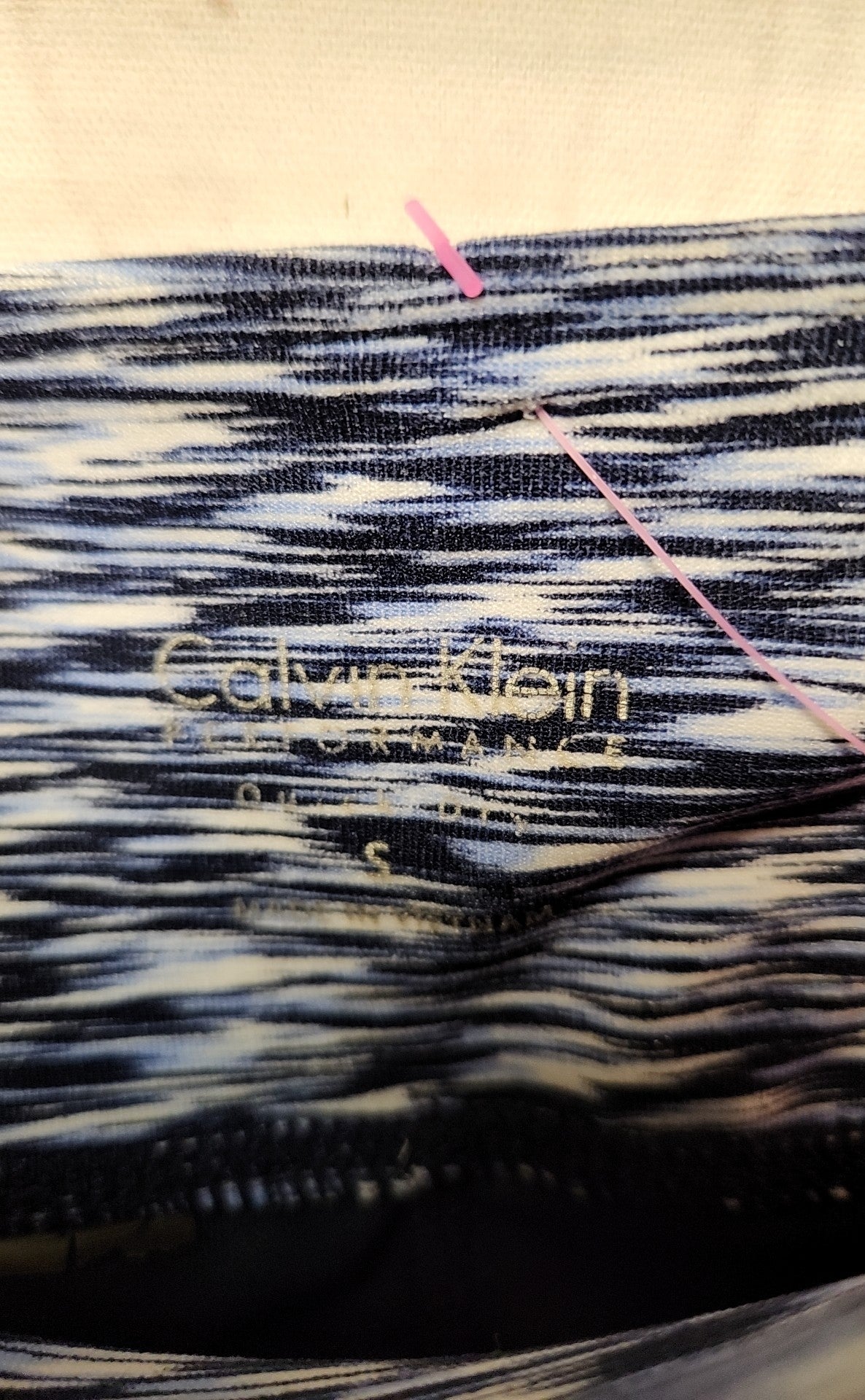 Calvin Klein Women's Size S Blue Active Capris