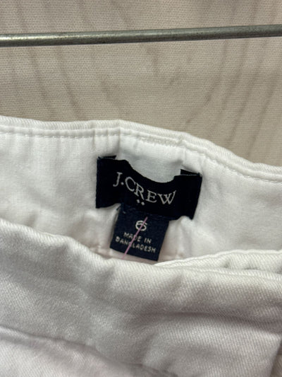 J Crew Women's Size 6 White Shorts