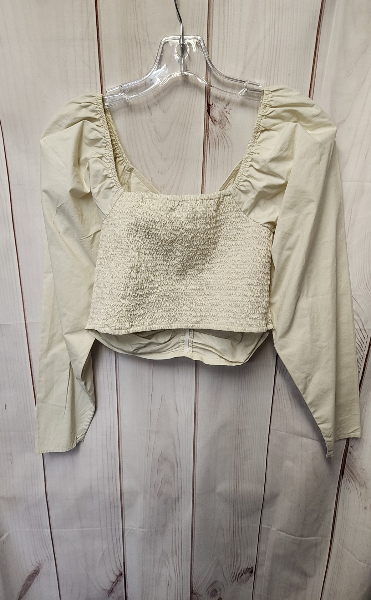 NWT American Eagle Women's Size M White Long Sleeve Top