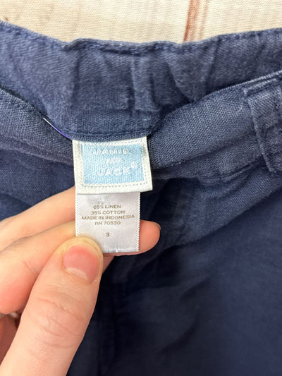 Janie & Jack Boy's Size 3 Navy Shorts
