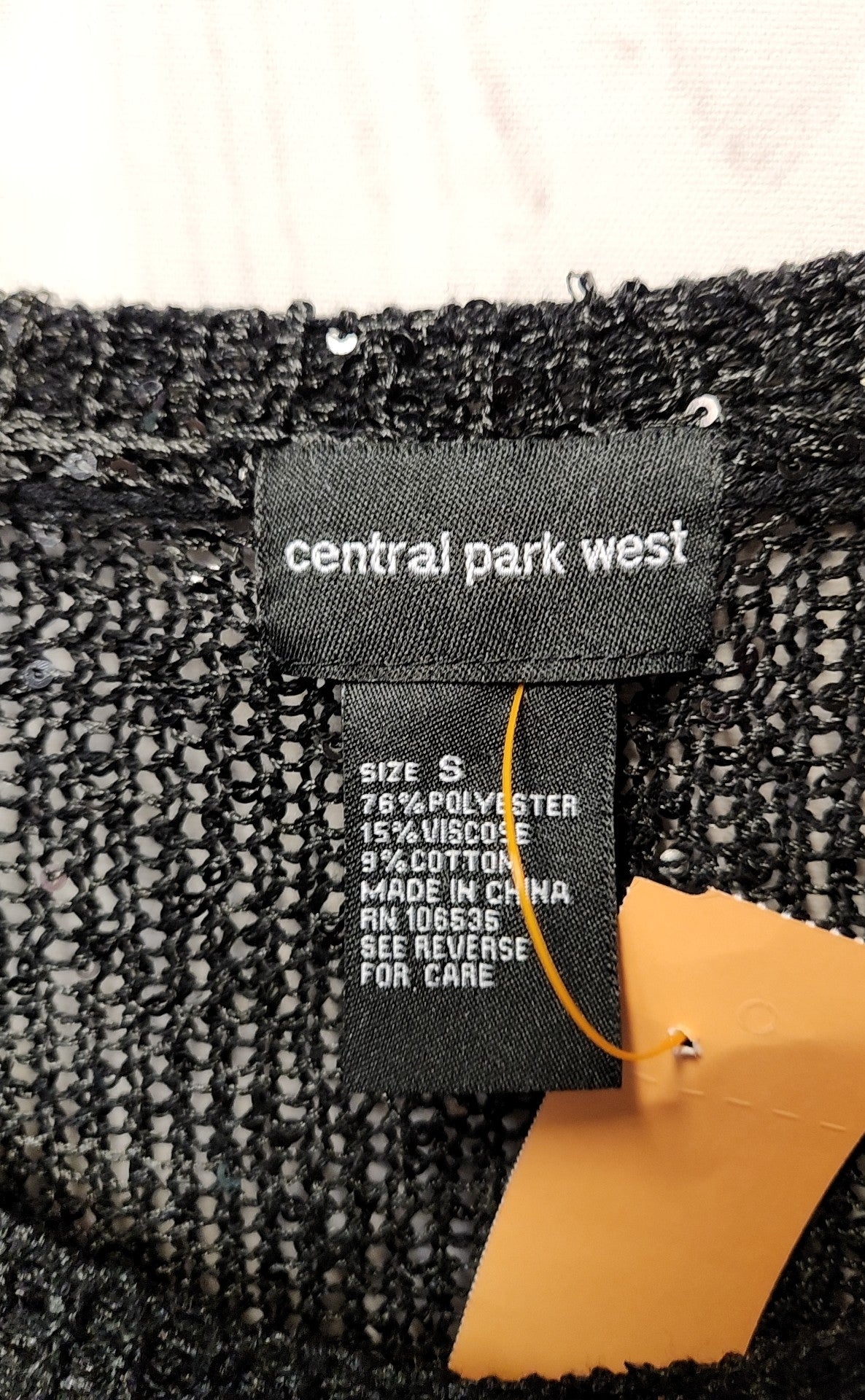 Central Park West Women's Size S Black Sweater