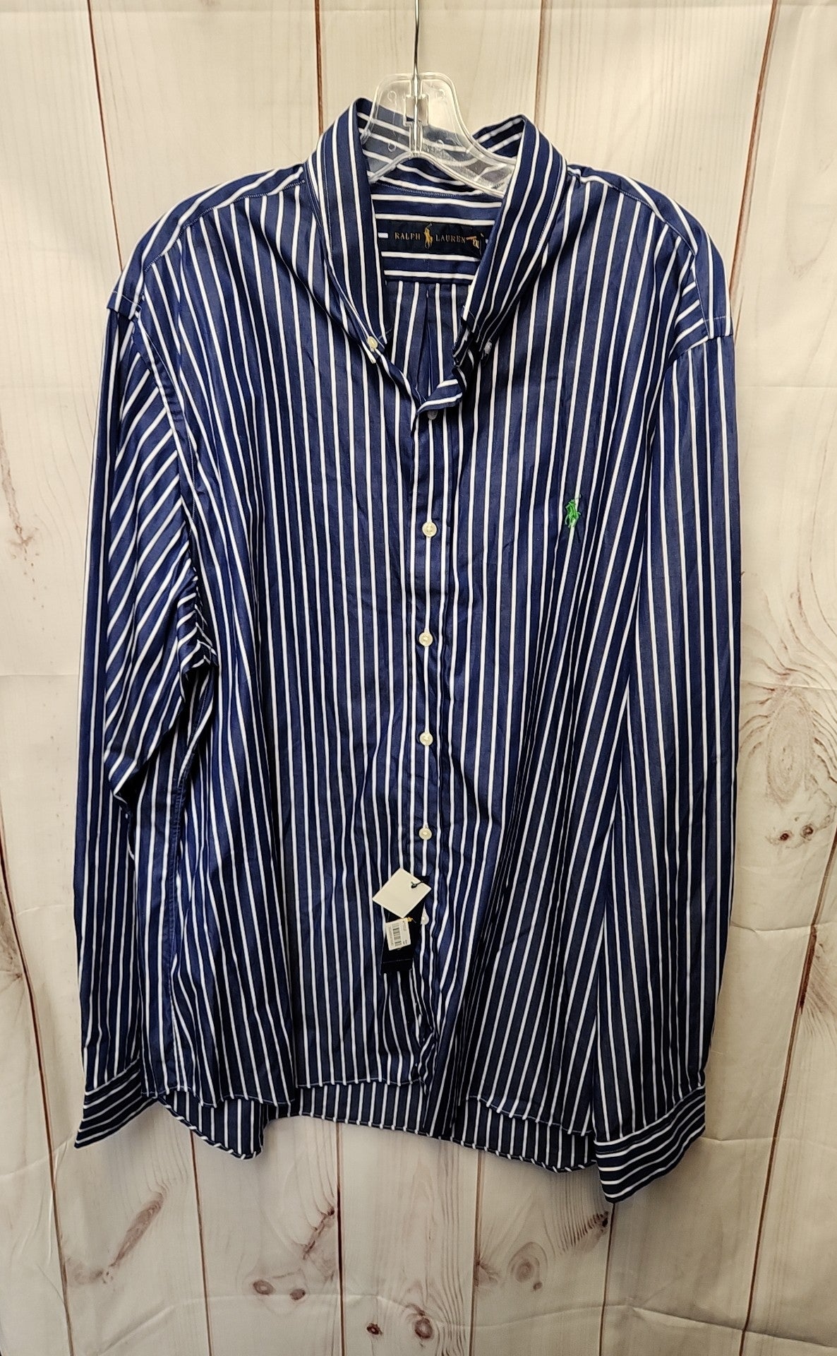 NWT Ralph Lauren Men's Size XXL Blue Shirt