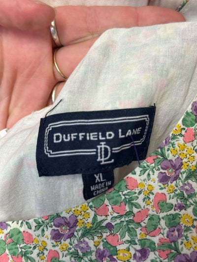 Duffield Lane Women's Size XL Multi-Color Floral Dress