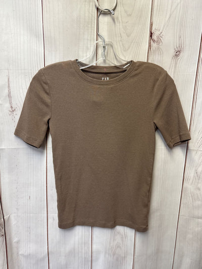 Gap Women's Size XS Brown Short Sleeve Top