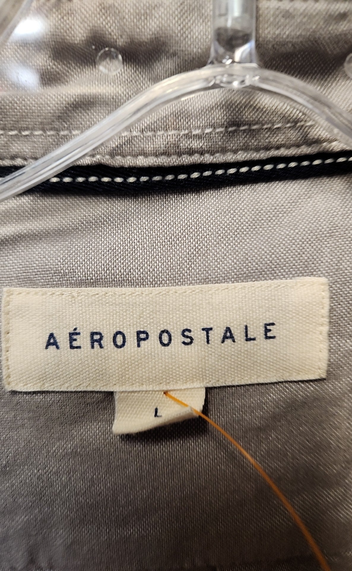 As Is - Wrinkled - Aeropostale Men's Size L Blue Shirt