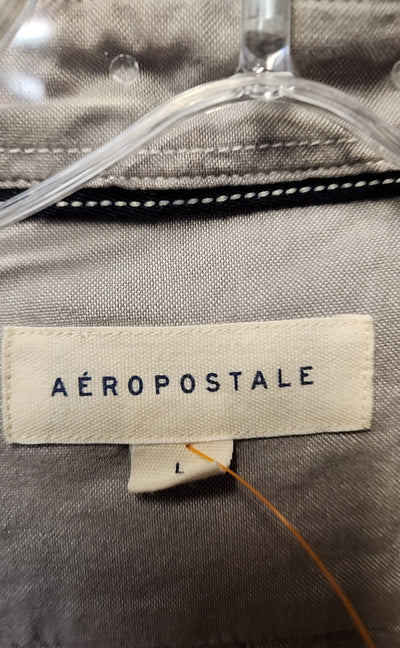 As Is - Wrinkled - Aeropostale Men's Size L Blue Shirt