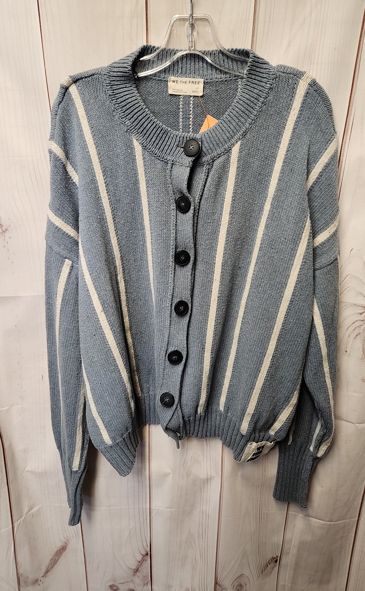 We the Free Women's Size M Blue Cardigan