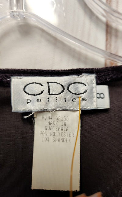 CDC Women's Size 8 Petite Purple Dress