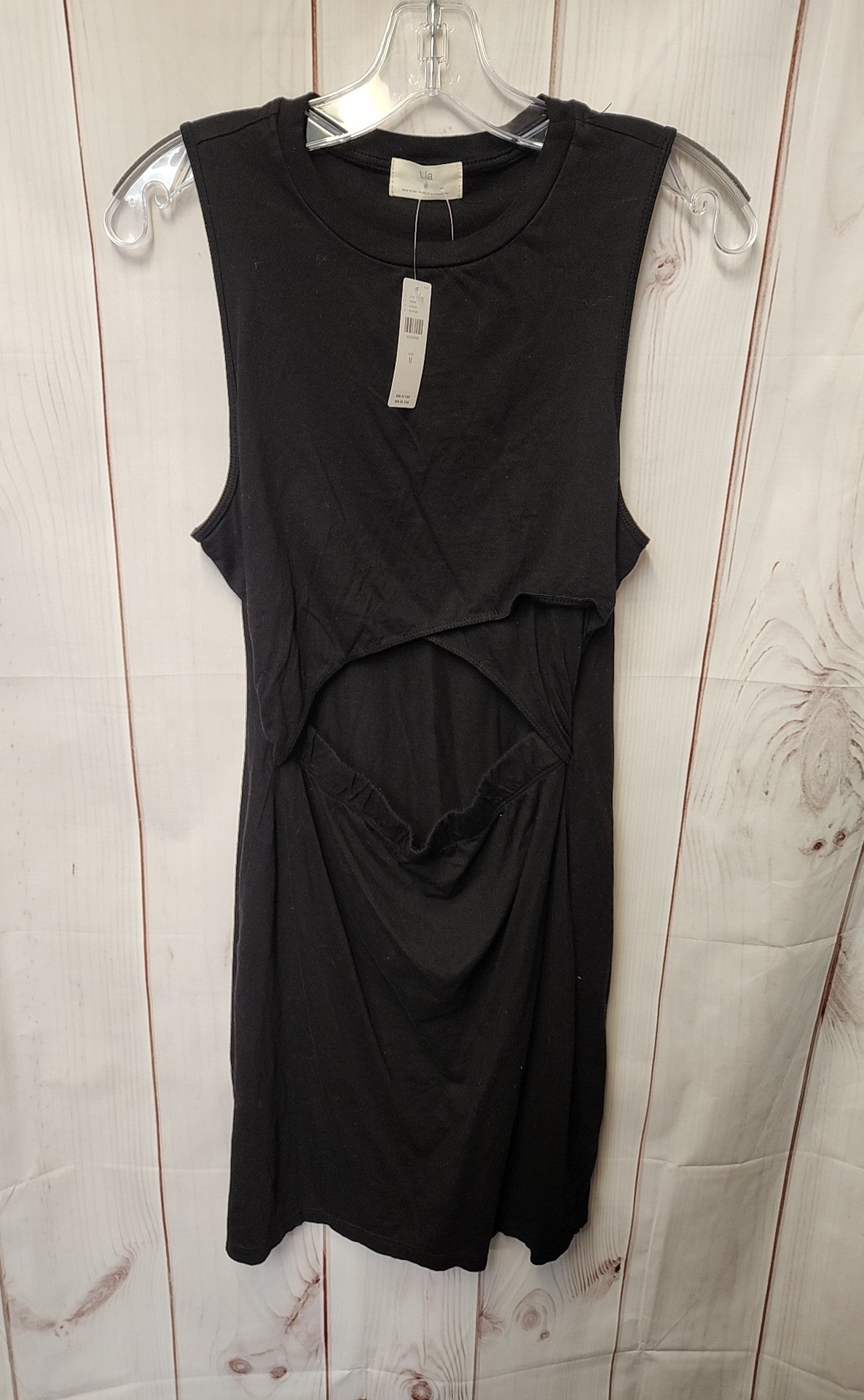 NWT T.la Anthropologie Women's Size M Black Dress