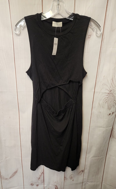 NWT T.la Anthropologie Women's Size M Black Dress
