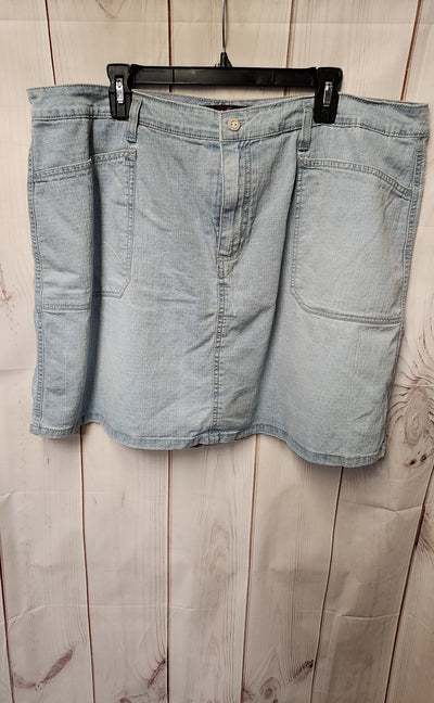 Gloria Vanderbilt Women's Size 20 Blue Skorts