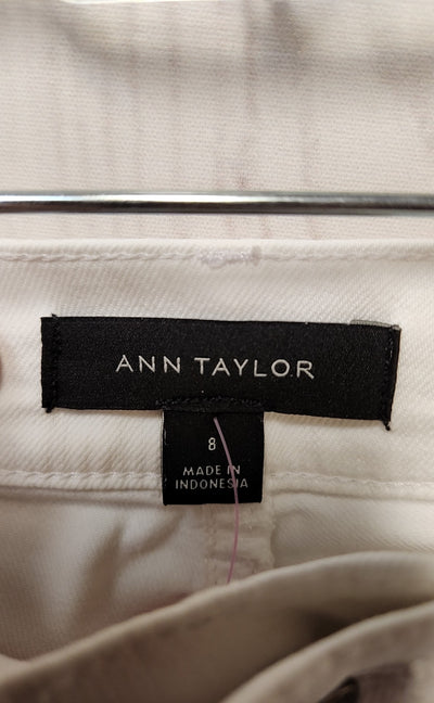 Ann Taylor Women's Size 29 (7-8) White Jeans