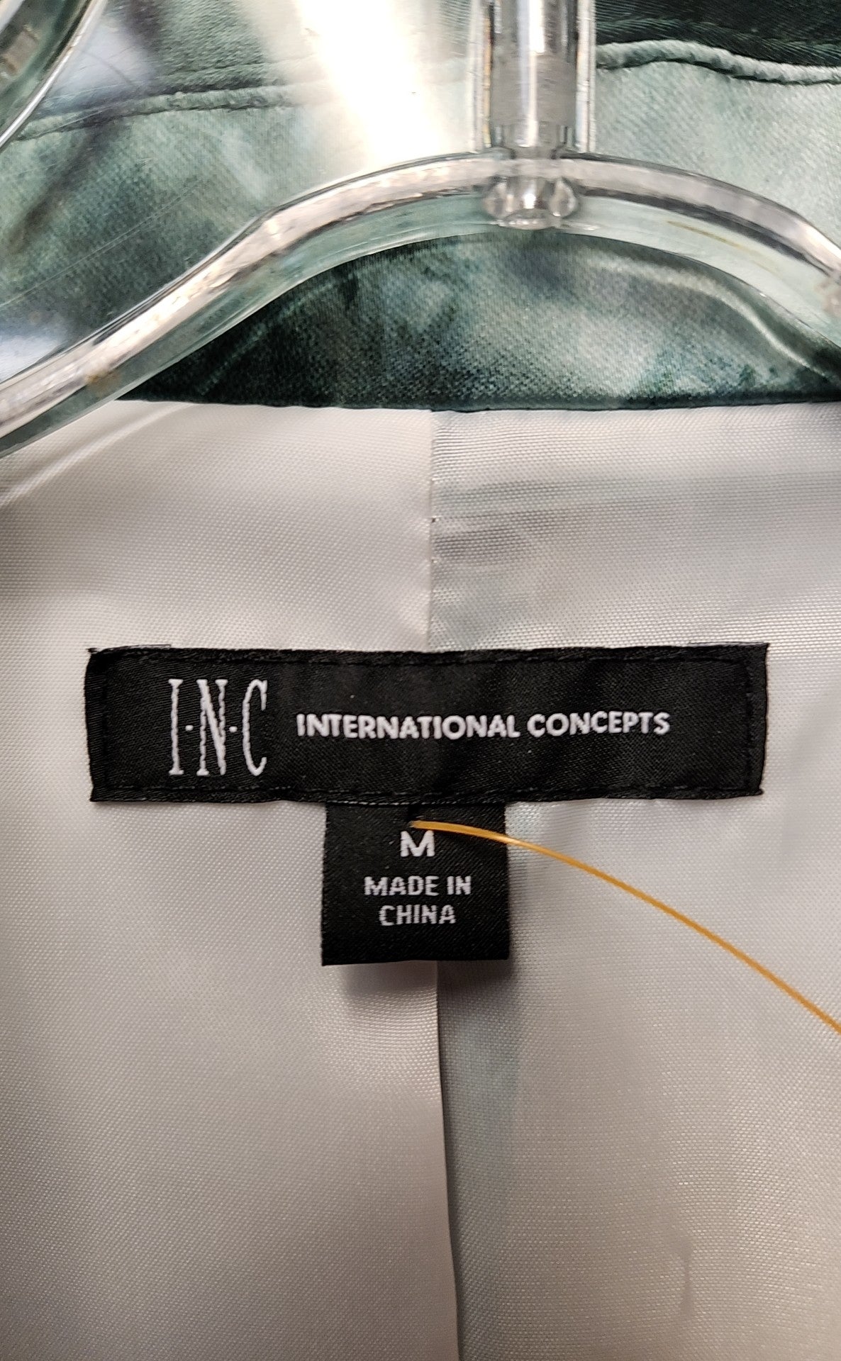 INC Women's Size M Green Jacket