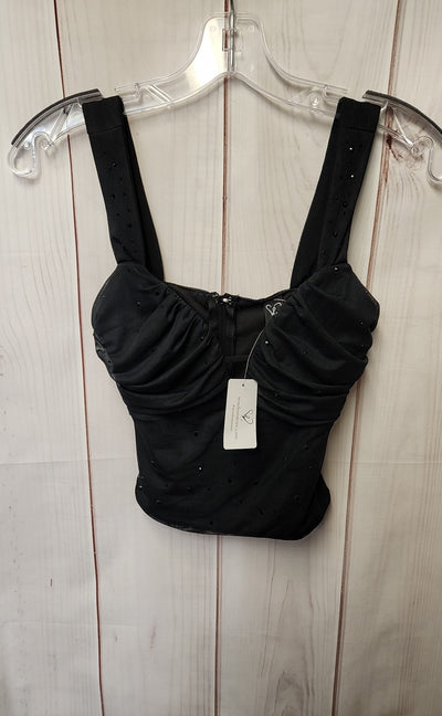 NWT Windsor Women's Size S Black Sleeveless Top