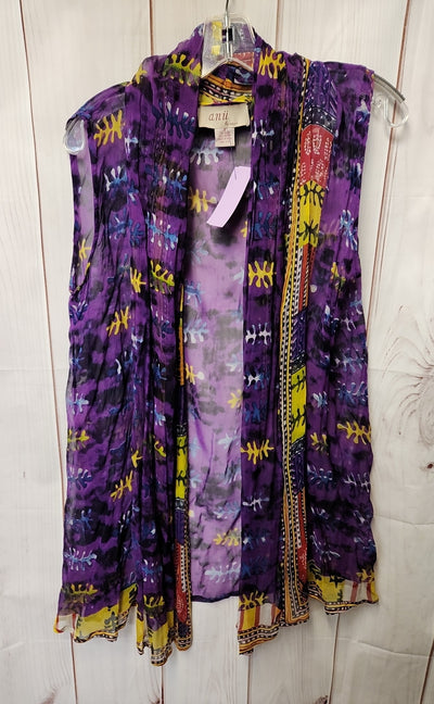 Anu Women's Size S Purple Cardigan