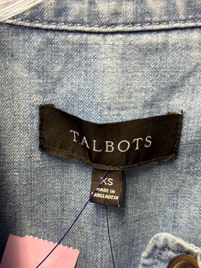NWT Talbots Women's Size XS Blue Jacket