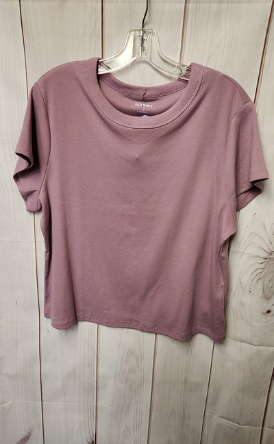 Old Navy Women's Size XXL Purple Short Sleeve Top