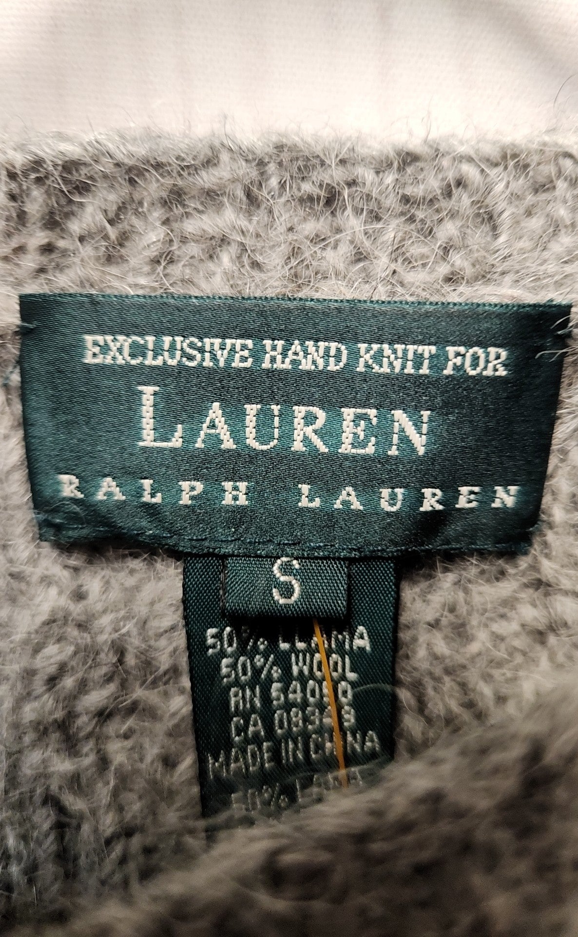Lauren by Ralph Lauren Women's Size S Gray Sweater