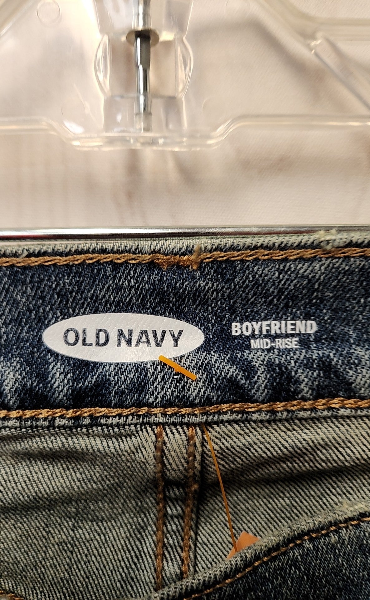 NWT Old Navy Women's Size 29 (7-8) Blue Jeans Boyfriend Mid Rise