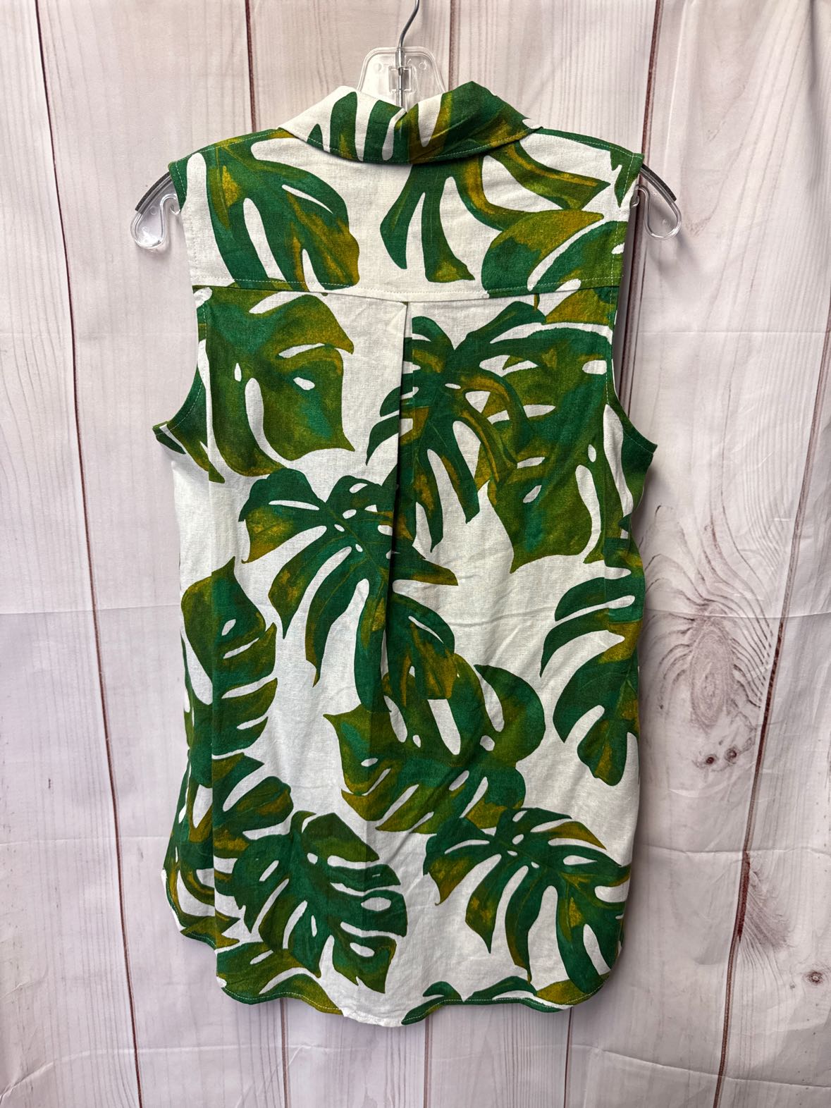 NWT Joie Women's Size XS White & Green Floral Sleeveless Top