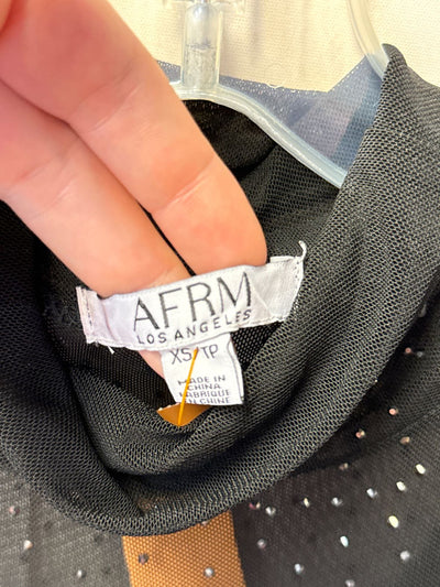 AFRM Los Angeles Women's Size XS Black Dress
