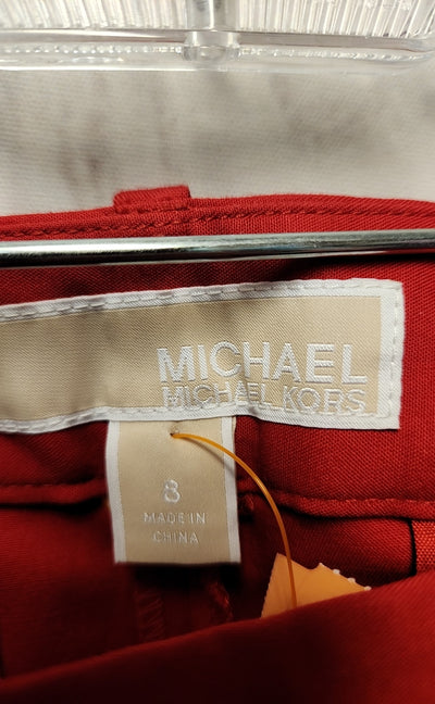 Michael Kors Women's Size 8 Red Pants