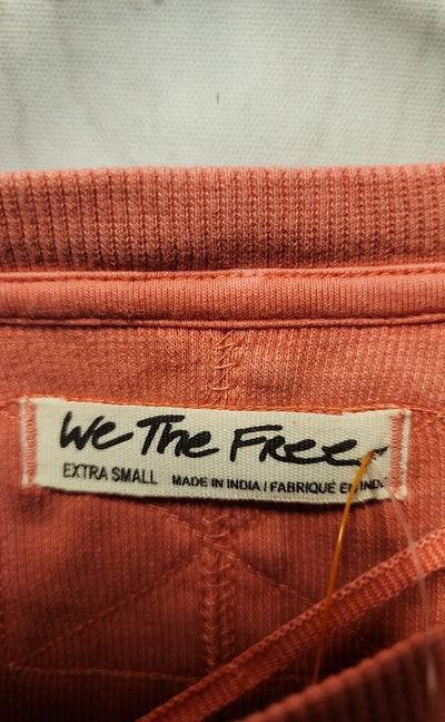 NWT We the Free Women's Size XS Pink Long Sleeve Top