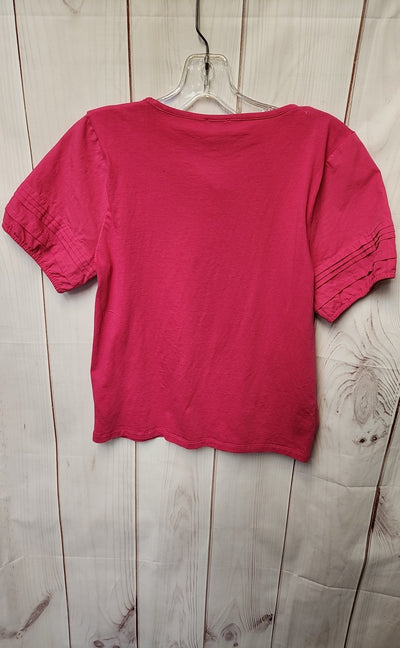 J Crew Women's Size S Pink Short Sleeve Top