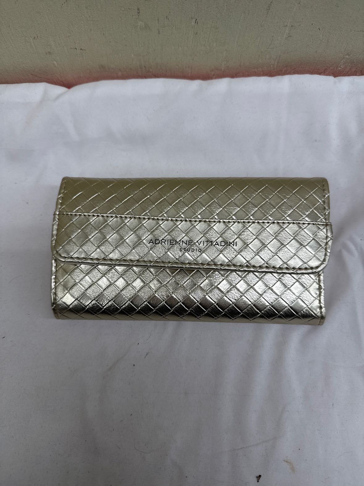 Adrienne Vittadini Gold Wallet