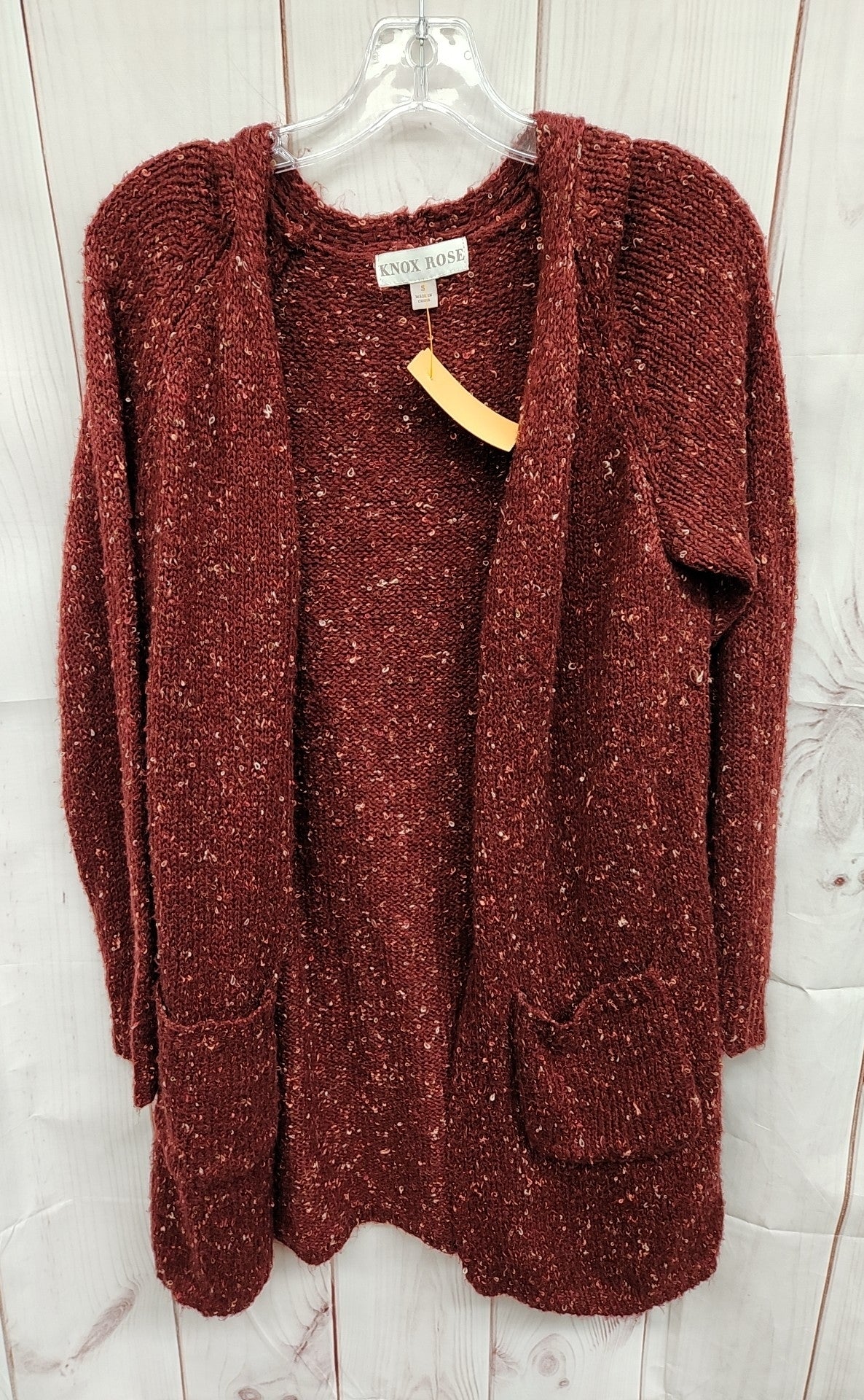 Knox Rose Women's Size S Red Cardigan