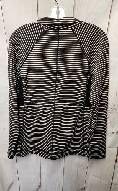 Talbots Women's Size L Black & Beige Sweatshirt