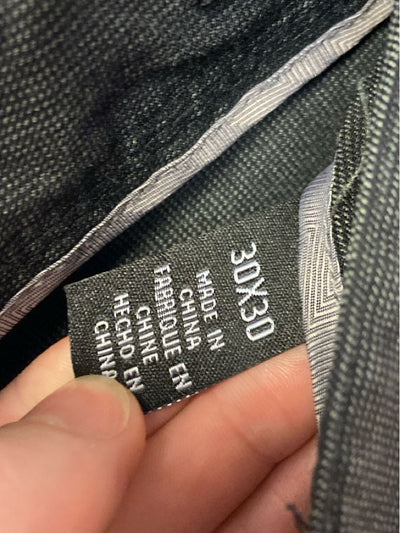 Kenneth Cole Men's Size 30x30 Black Pants Slim Fit