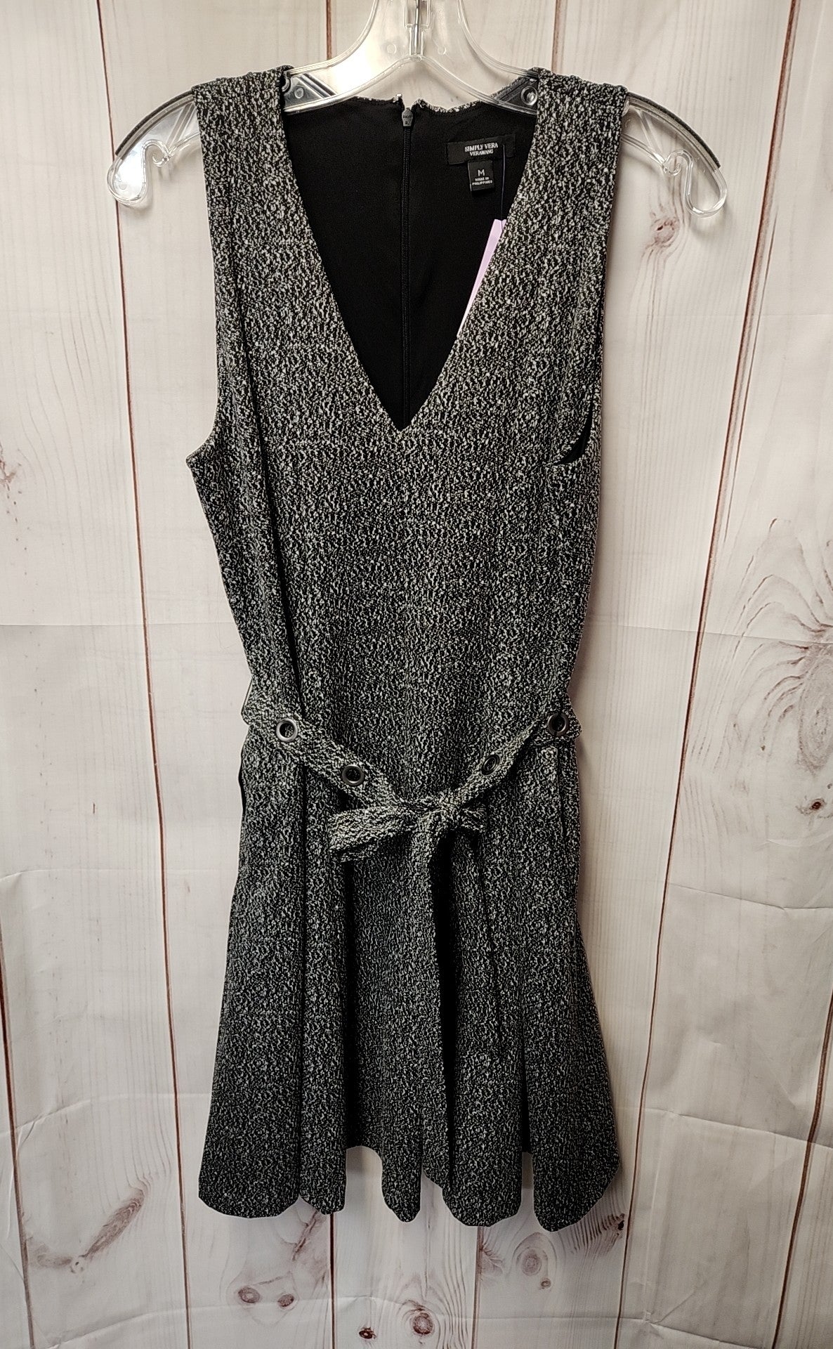 Simply Vera Women's Size M Black Dress