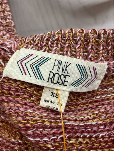 Pink Rose Women's Size XS Pink Sweater