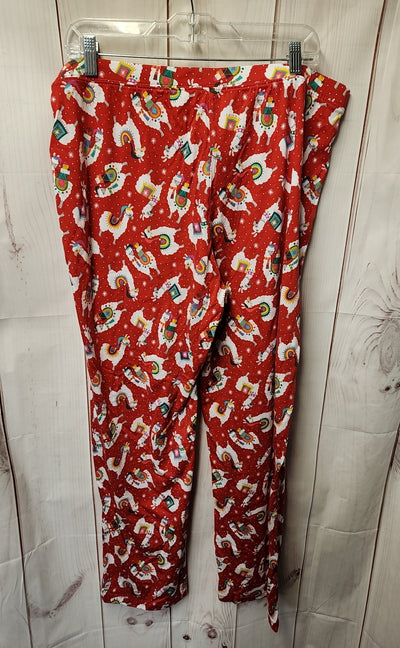 Cynthia Rowley Women's Size XL Red Holiday PJ Bottoms