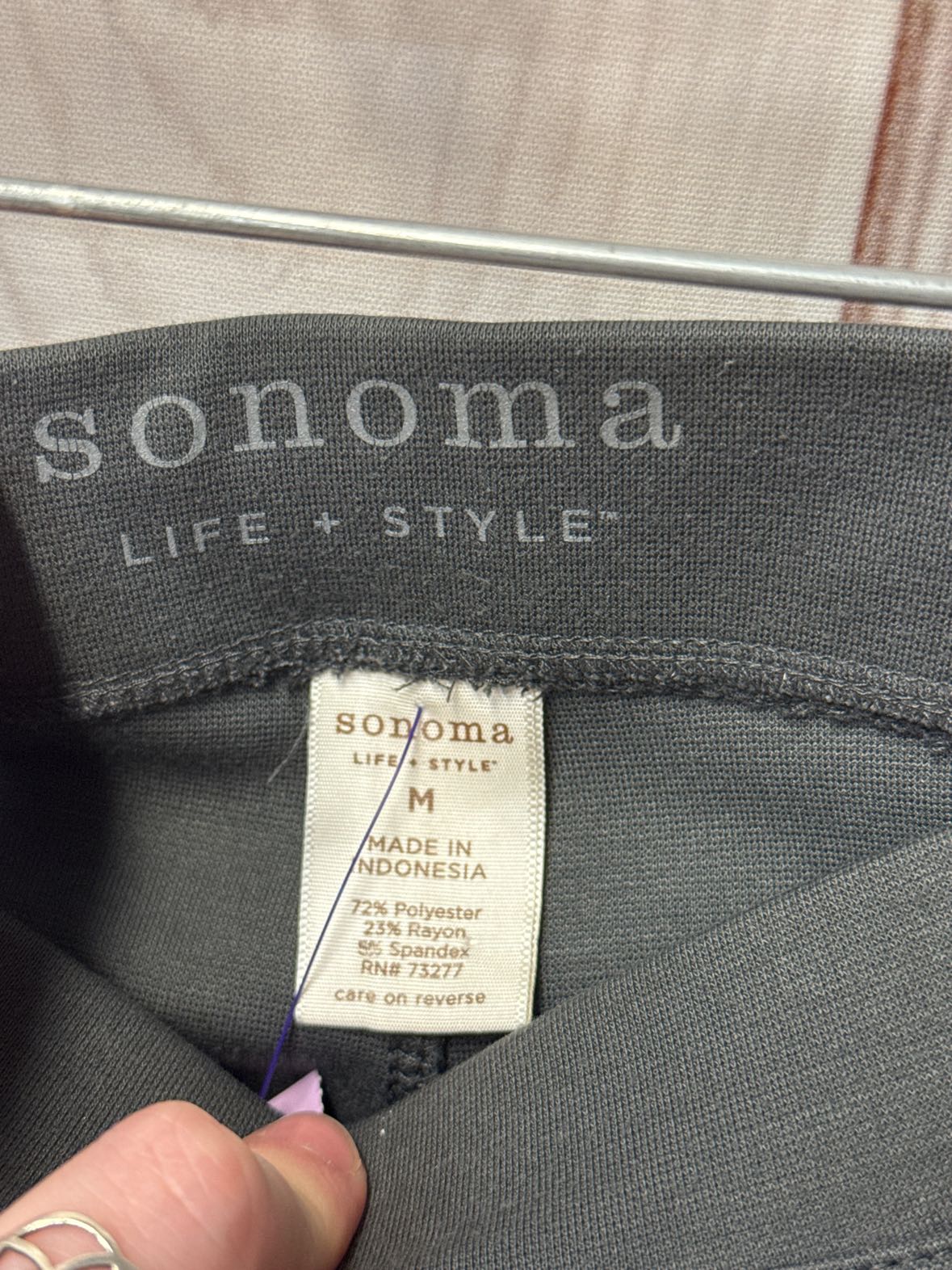 Sonoma Women's Size M Gray Pants Modern Boot
