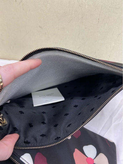 3PCS Kate Spade Black Floral Pouch
