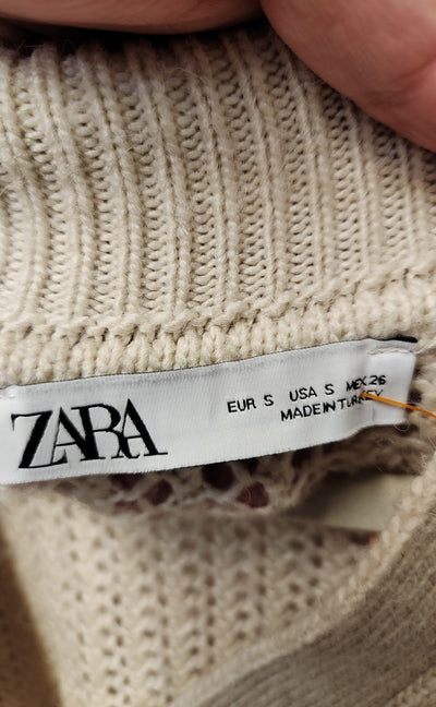Zara Women's Size S White Sweater