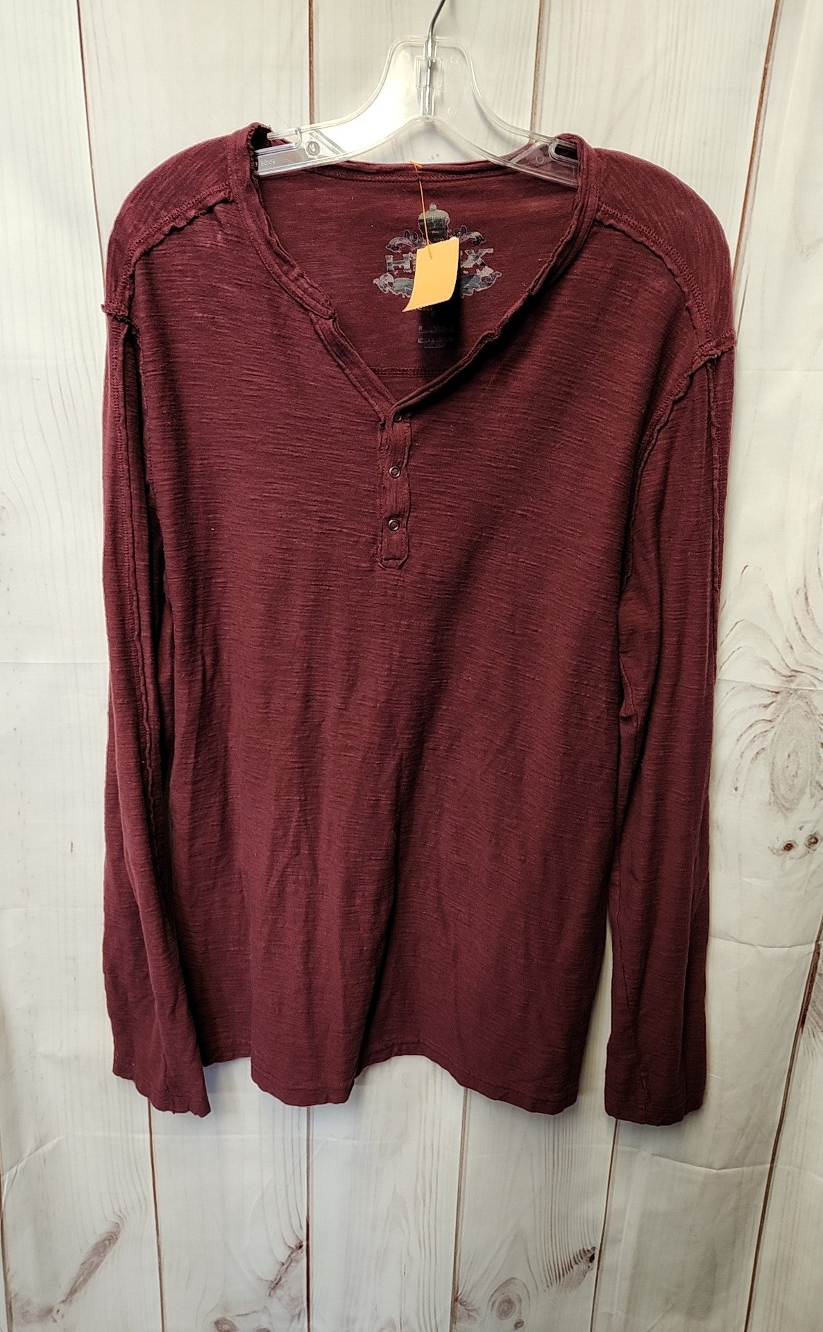 Helix Men's Size L Maroon Shirt
