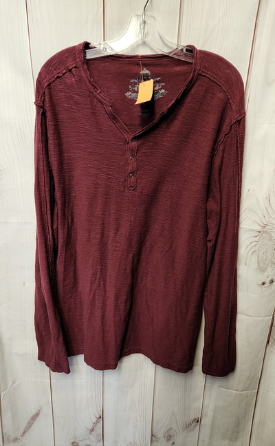 Helix Men's Size L Maroon Shirt