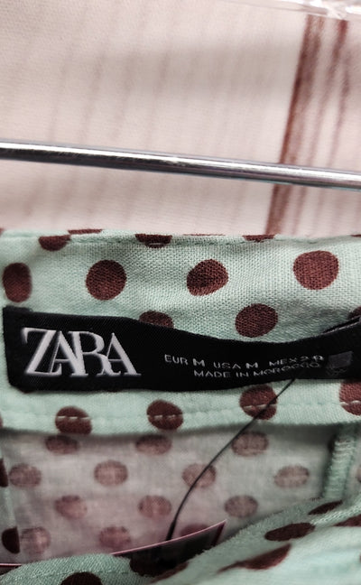 Zara Women's Size M Green Skirt