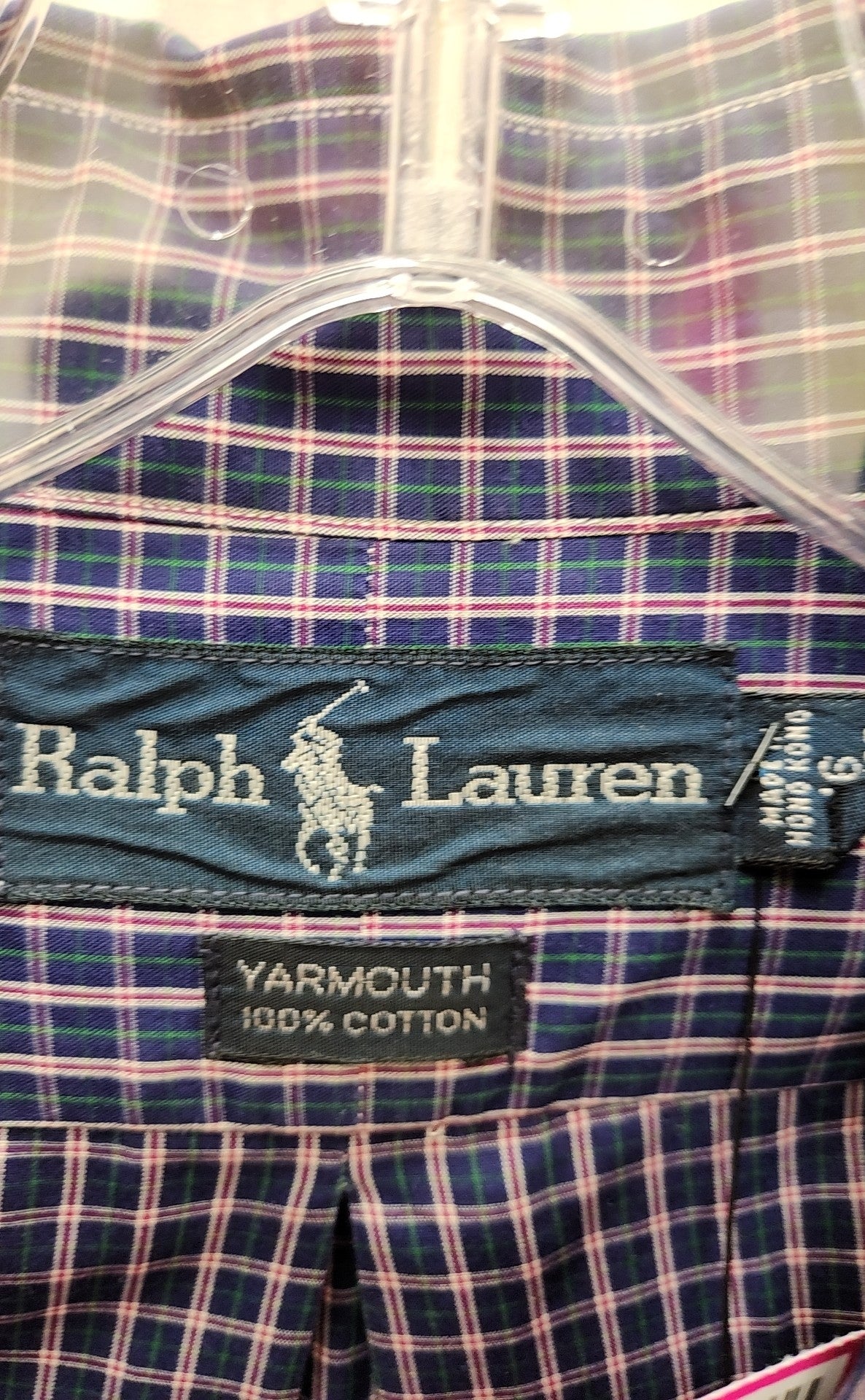 Ralph Lauren Men's Size L Navy Shirt