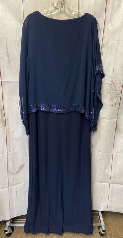 Klass Women's Size 14 Navy Dress