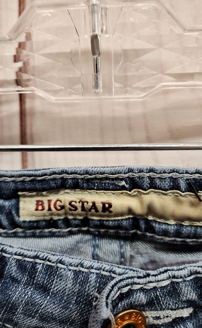 Big Star Women's Size 27 (3-4) Blue Jeans
